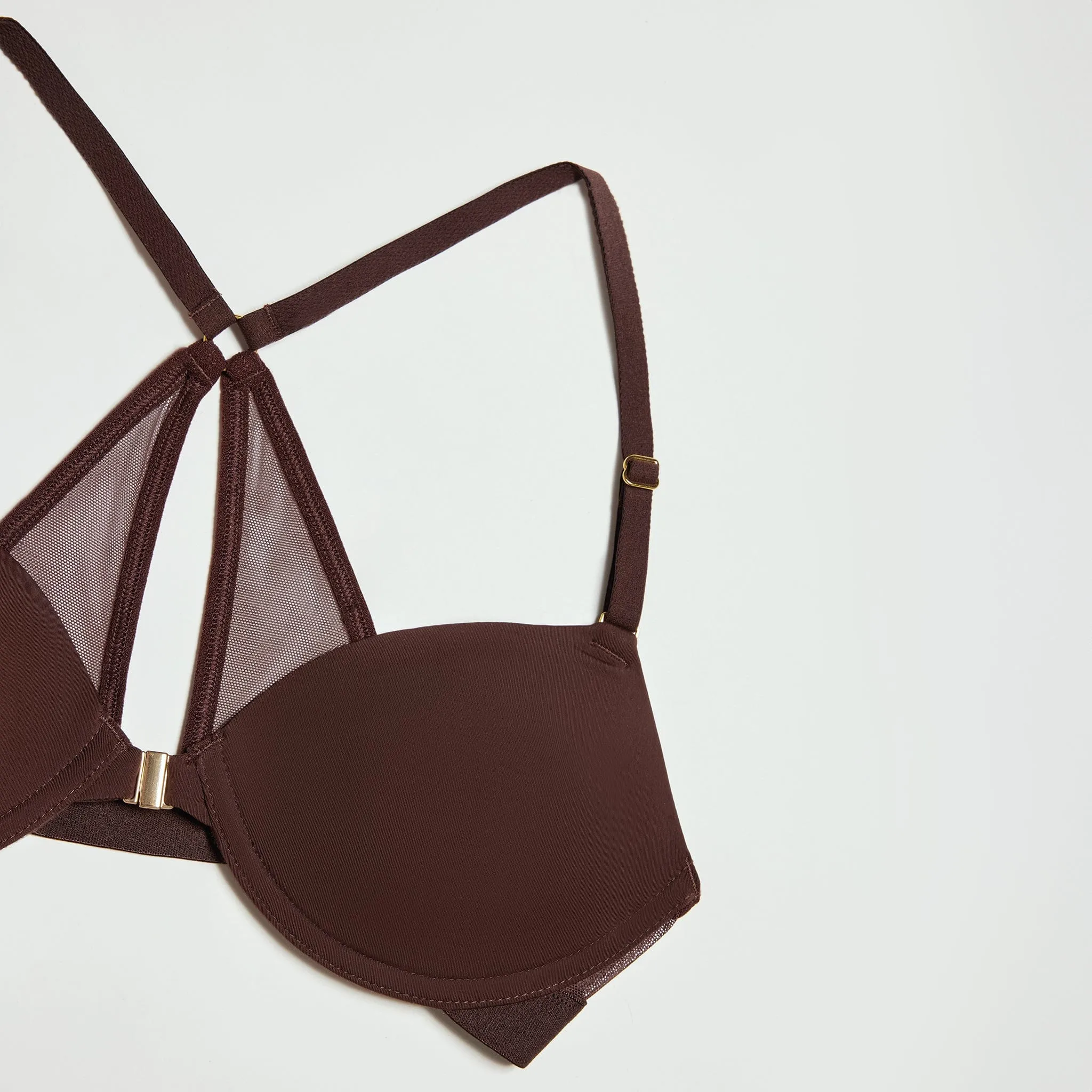 Ultimate Racerback T-Shirt Bra Espresso