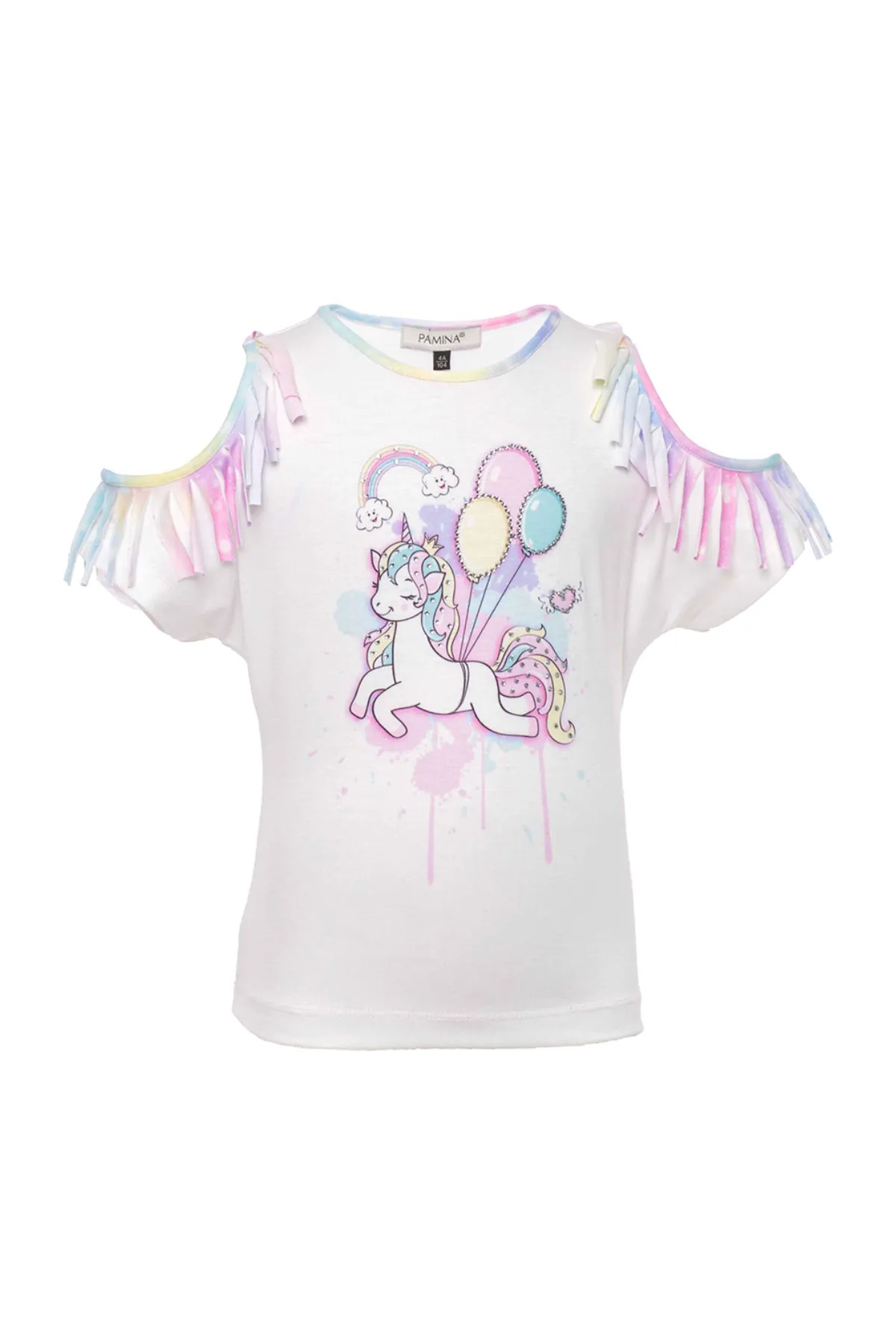 Unicorn Girls Shorts Outfit With T-shirt