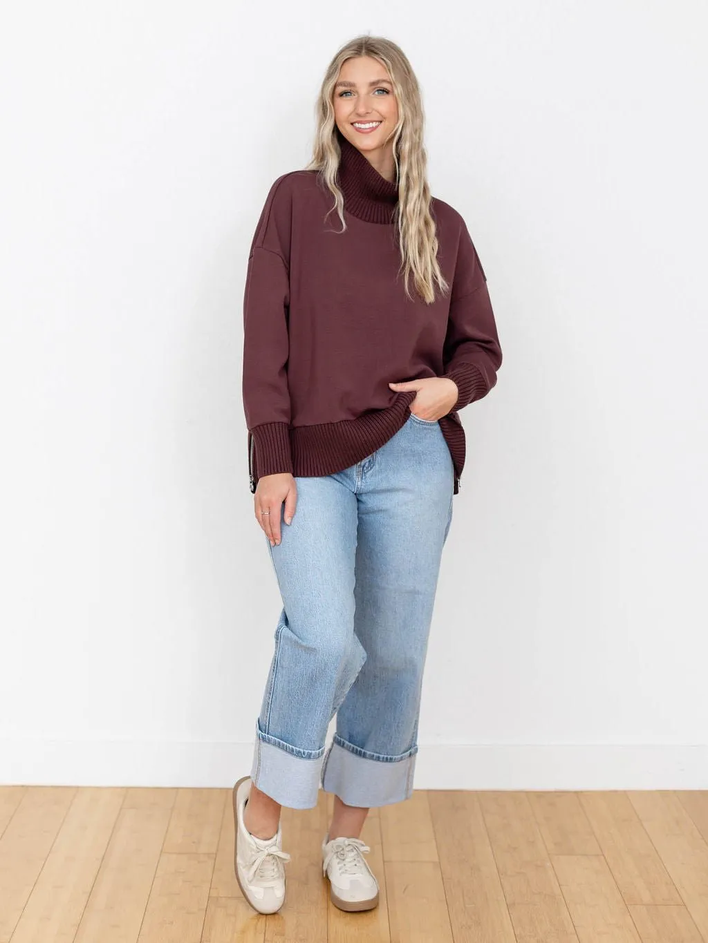 Varley Barker High Neck Sweat