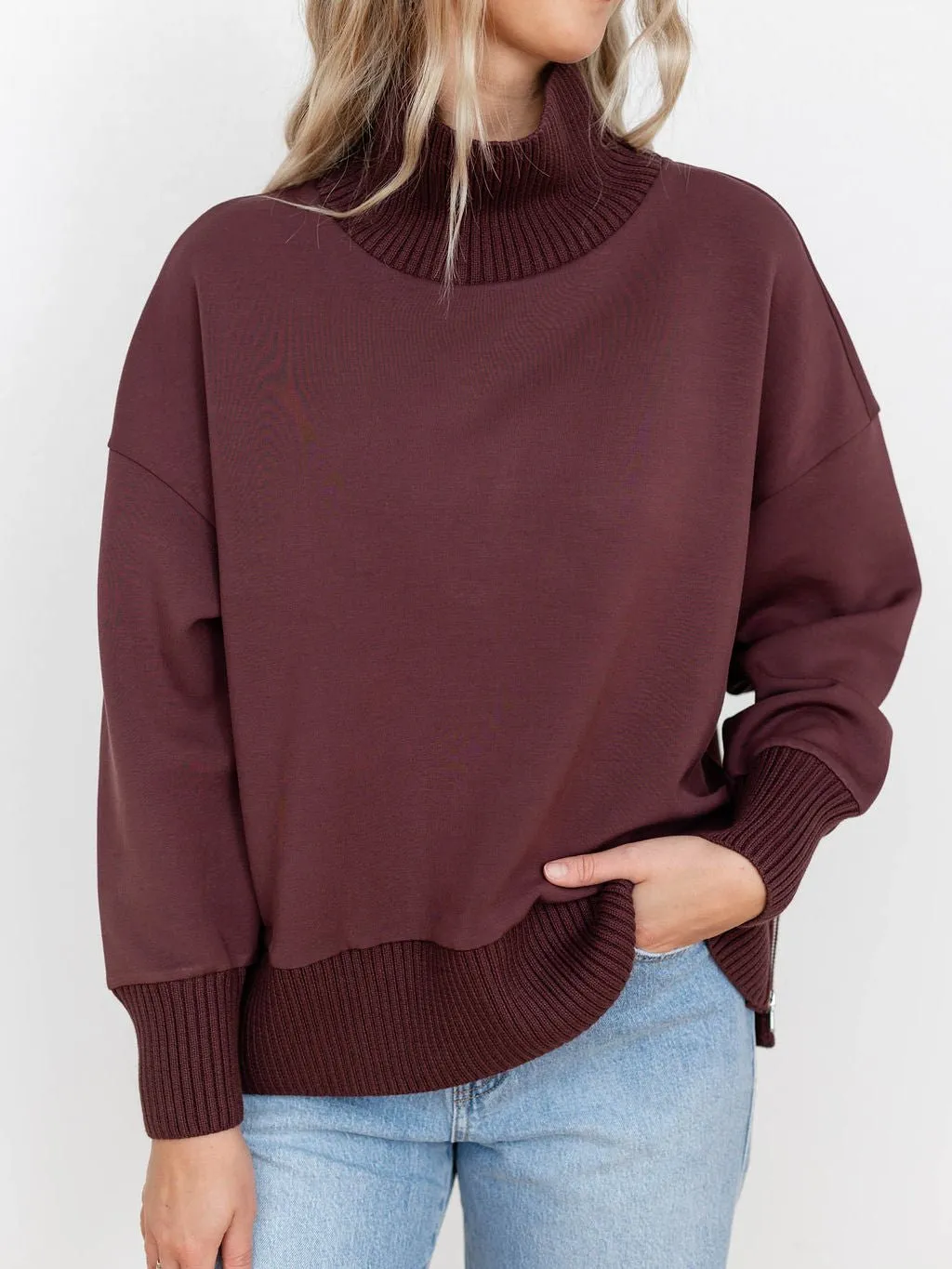 Varley Barker High Neck Sweat