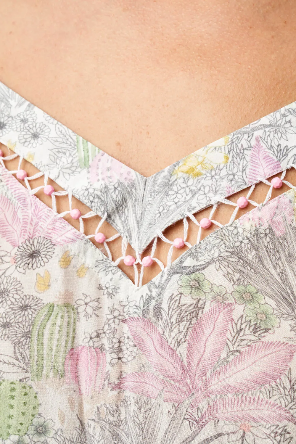 VEDA TOP - CACTUS BLOOM