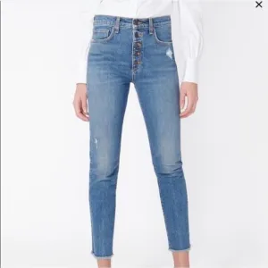 Veronica Beard Terrain Distress Faye 11&quot; Skinny Jeans Size 27