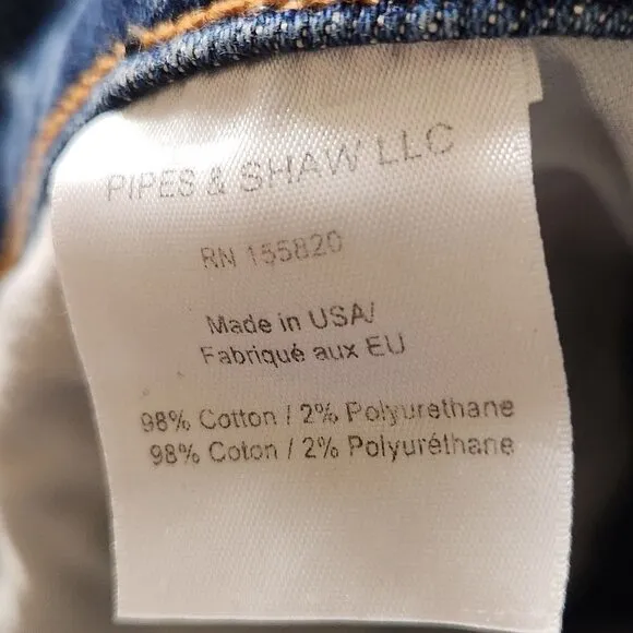 Veronica Beard Terrain Distress Faye 11&quot; Skinny Jeans Size 27
