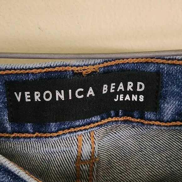 Veronica Beard Terrain Distress Faye 11&quot; Skinny Jeans Size 27