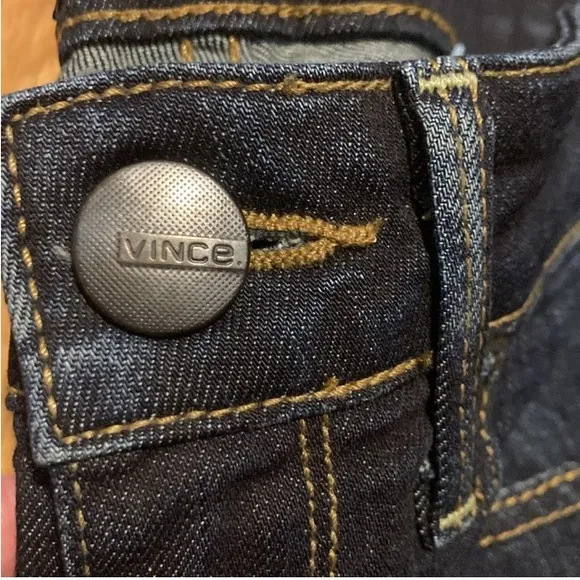 Vince Dylan Skinny Dark,  Wash Classic Denim Jeans Size 24 excellent condition