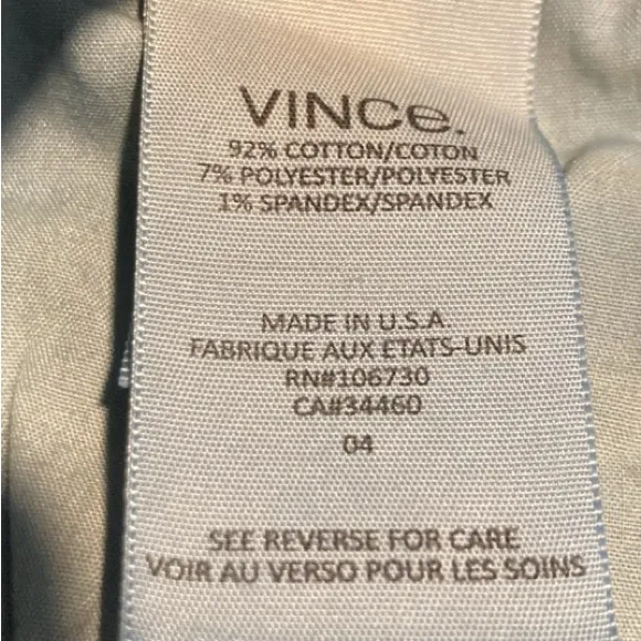 Vince Dylan Skinny Dark,  Wash Classic Denim Jeans Size 24 excellent condition