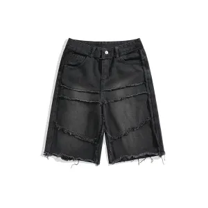 Vintage Street Frayed Denim Shorts