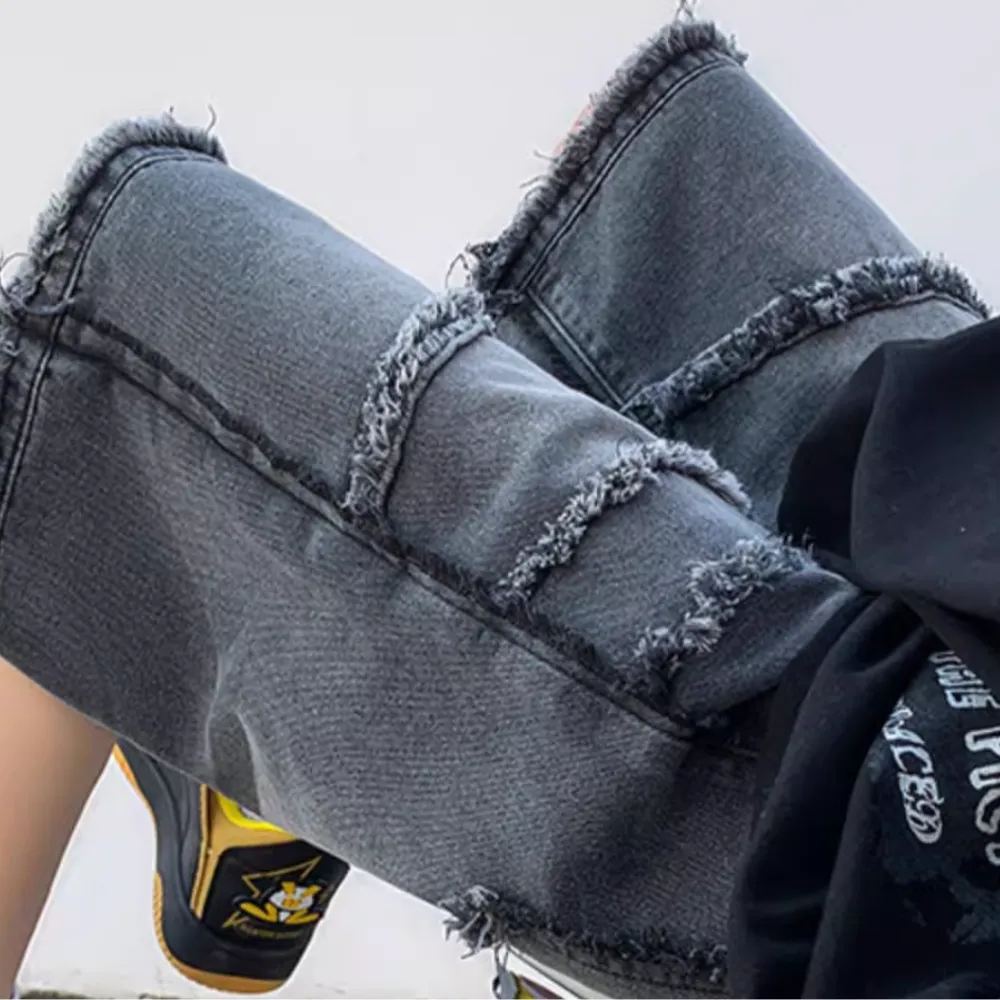 Vintage Street Frayed Denim Shorts