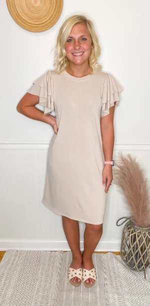 Watch Me Flutter Terry Dress