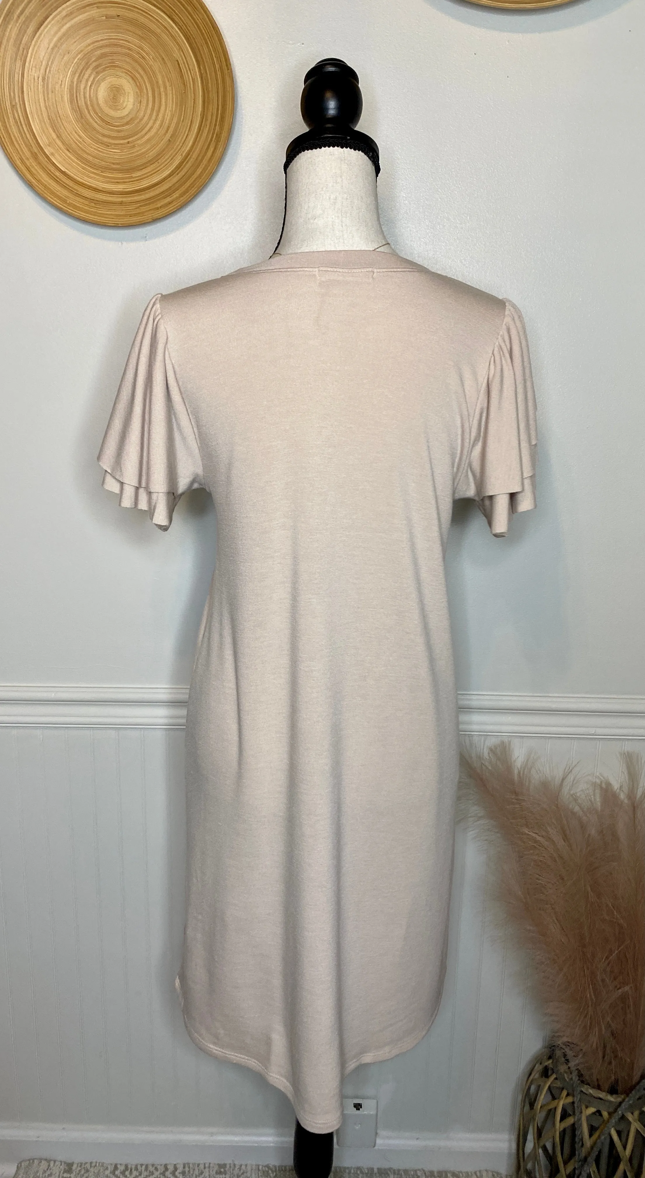 Watch Me Flutter Terry Dress