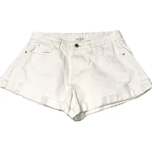 WeWoreWhat distressed denim women shorts