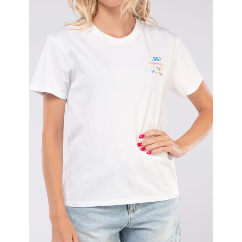 White Cotton Tops & T-Shirt