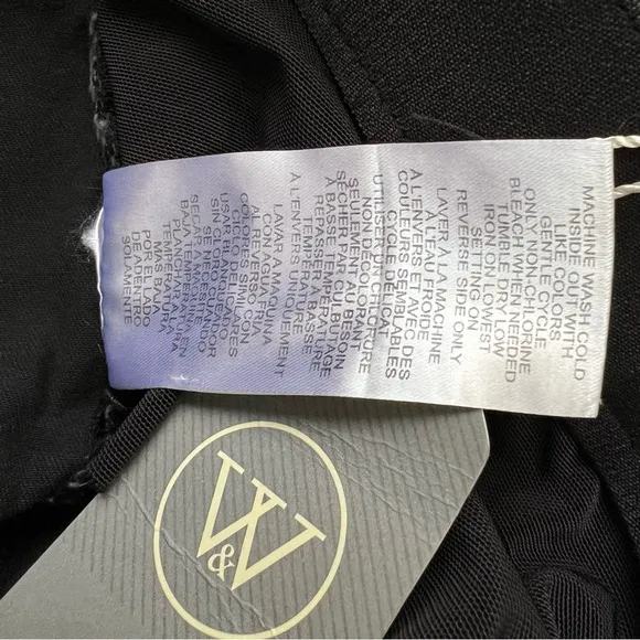 Wit &amp; Wisdom 'Ab' Solution Black Faded Denim Shorts Women’s Size 16