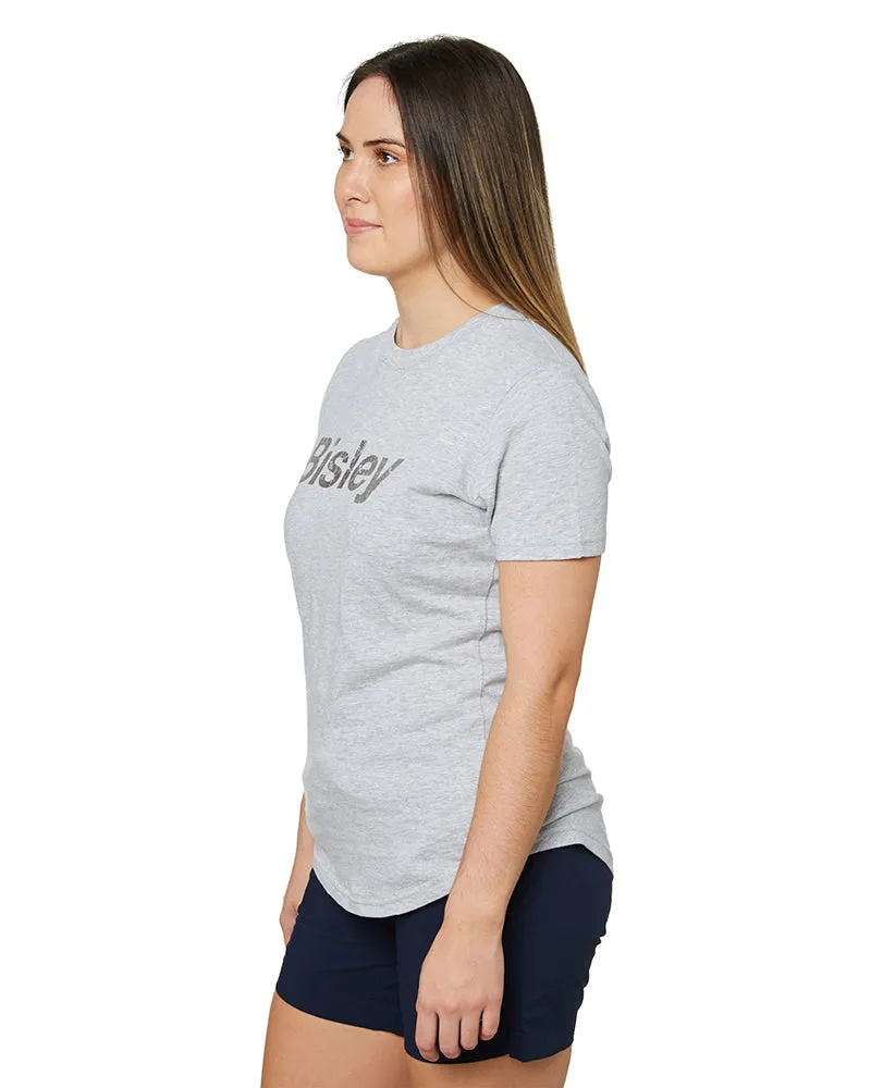 Women's Cotton Logo Tee - Grey Marle