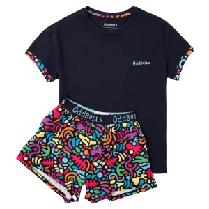 Womens Short Pyjamas - Jurassic - Shorts & T-Shirt