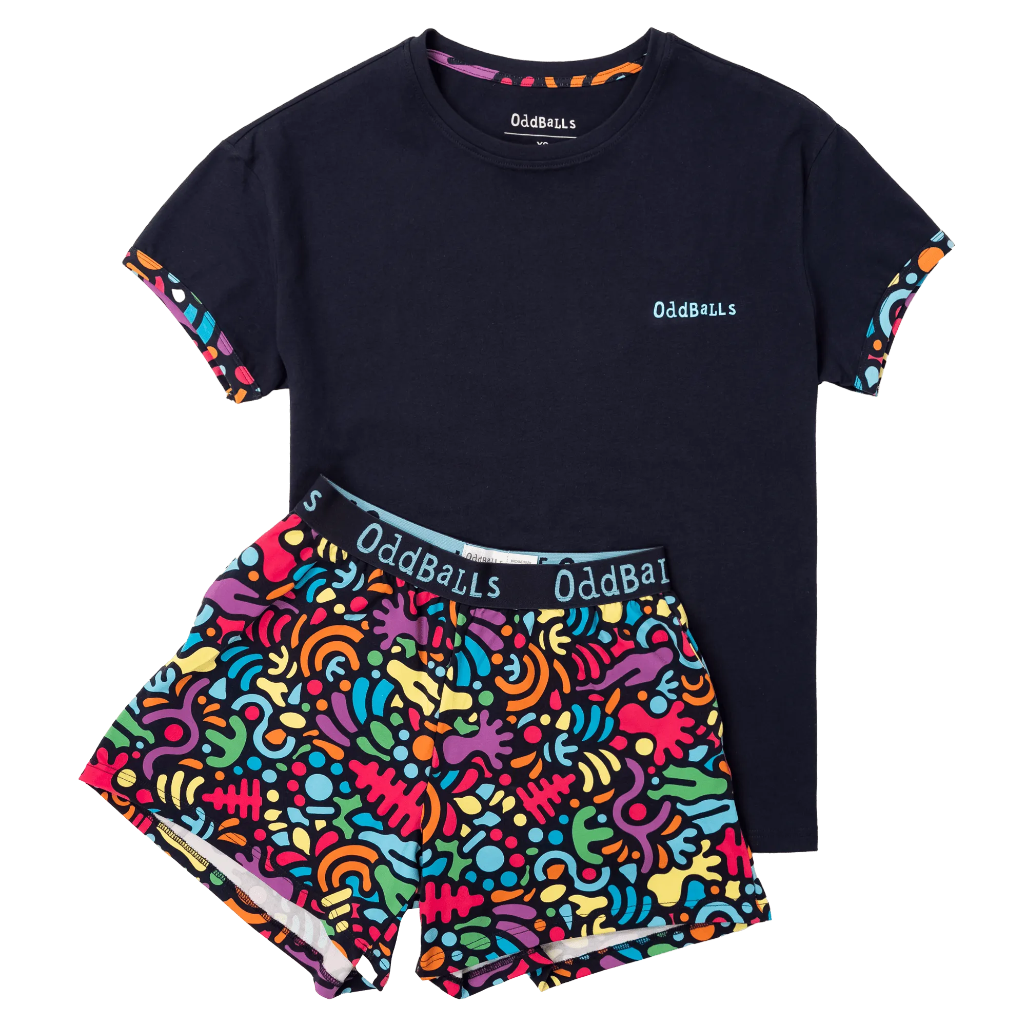 Womens Short Pyjamas - Jurassic - Shorts & T-Shirt