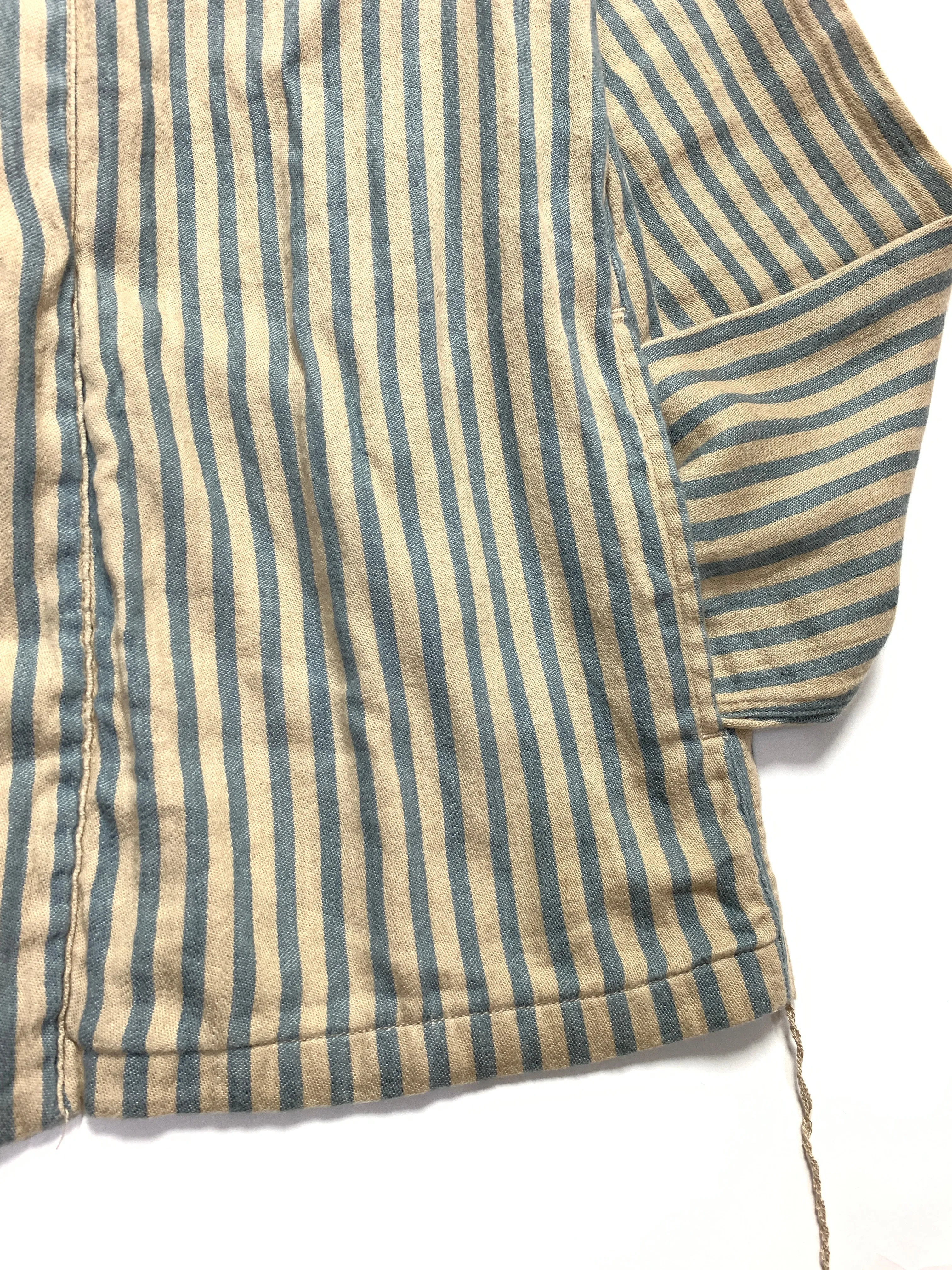 [XL] Kapital Linen Stripe Kakashi Shirt Jacket