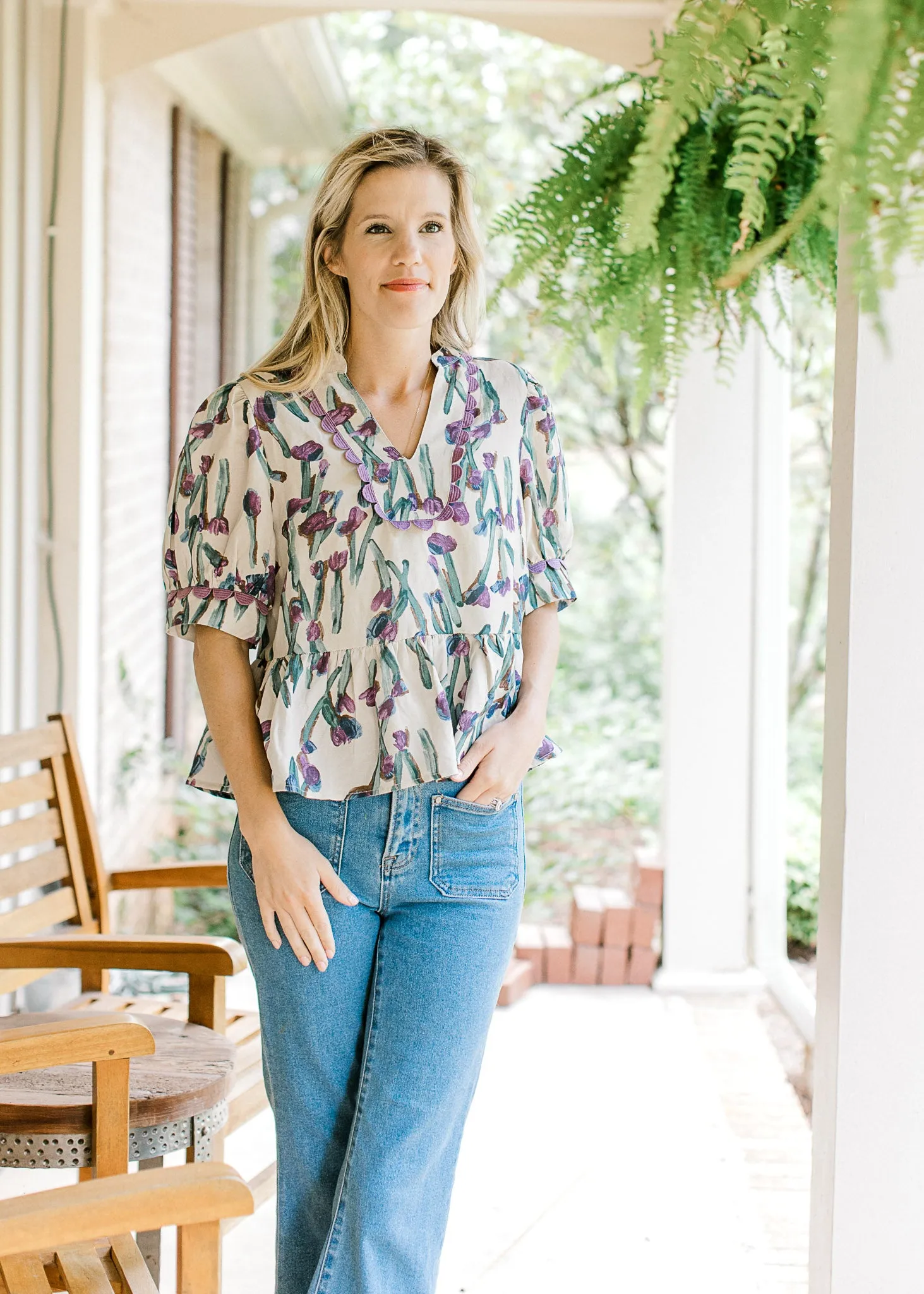 XZ Lavender Fields Top
