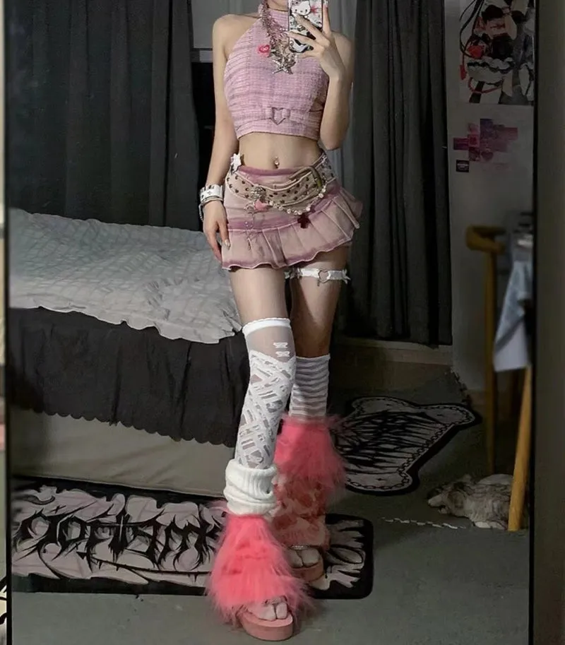 Y2k Retro Niche Denim Skirt UB98431