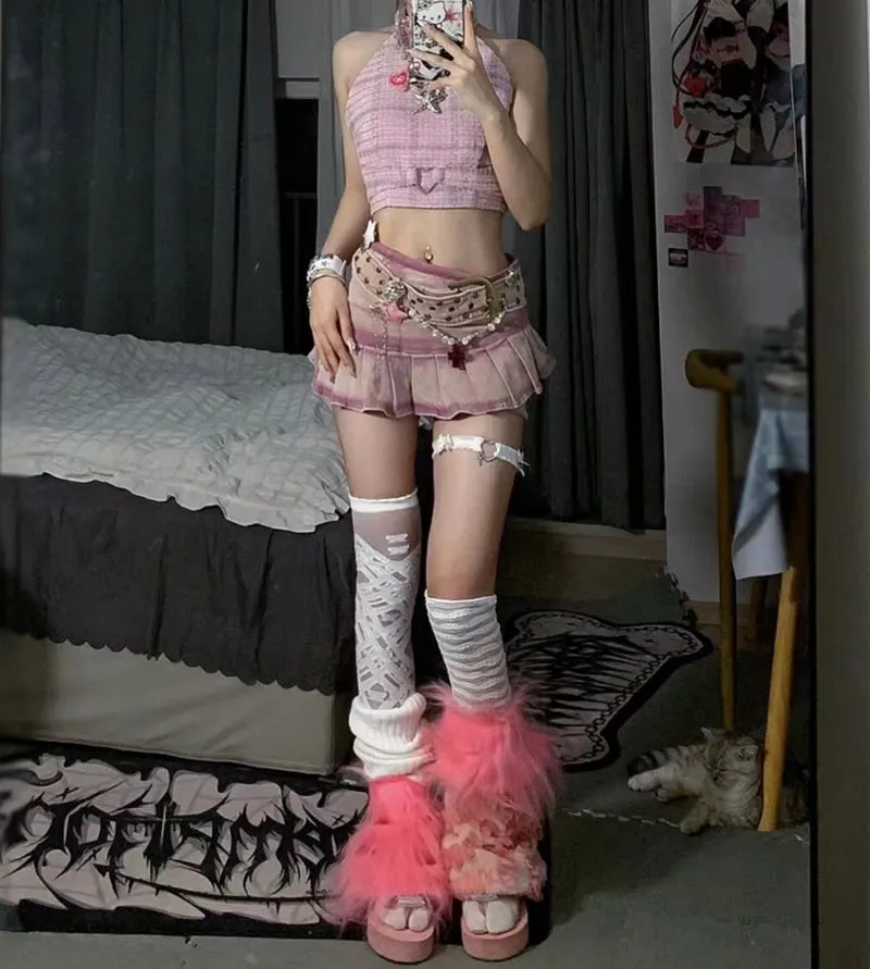 Y2k Retro Niche Denim Skirt UB98431
