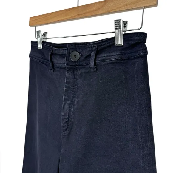 Zara | Marine Straight Jeans in Blue Black Navy 4