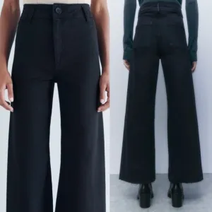 Zara | Marine Straight Jeans in Blue Black Navy 4