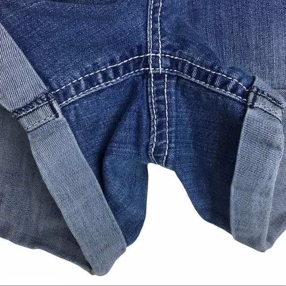 ZCO JEANS Shorts Denim Embroidered Flap Pockets Stretch Cuffed Plus Size 20
