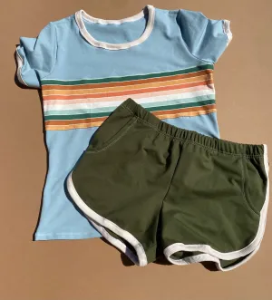 Zion Ladies Retro Track Shorts