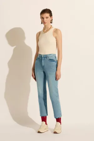 Zoe Crop High Straight Jean Sunday